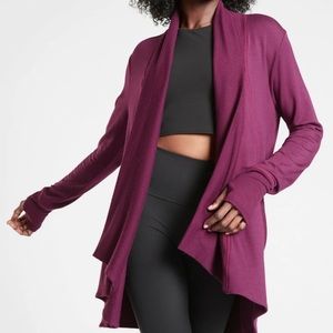 Athleta Pranayama Wrap, Velvet Plum